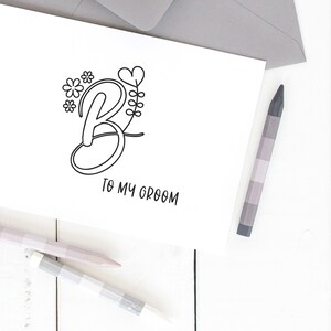 To My Groom On Our Wedding Day Card, To My Groom Card, Wedding Day Card to Husband, To My Husband, Wedding Day Card