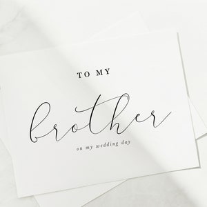 Biglietto di auguri per il giorno delle mie nozze a mio fratello, Biglietto di auguri per il giorno delle mie nozze a mio fratello, Biglietto di auguri per il giorno delle mie nozze a mio fratello, Biglietto di auguri per il giorno delle mie nozze
