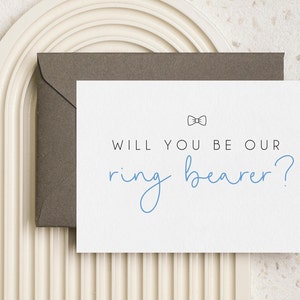 Will you be my Ring Bearer Card, Will you be my Groomsman Card, Will you be my best man, Proposition de garçon d'honneur