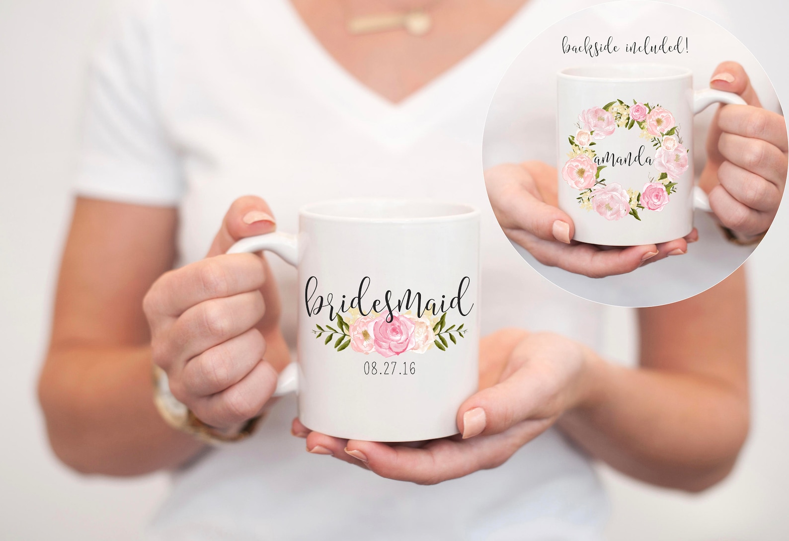 Customized Bridesmaids Mugs Bridesmaid Mug Bridesmaid Gift Etsy