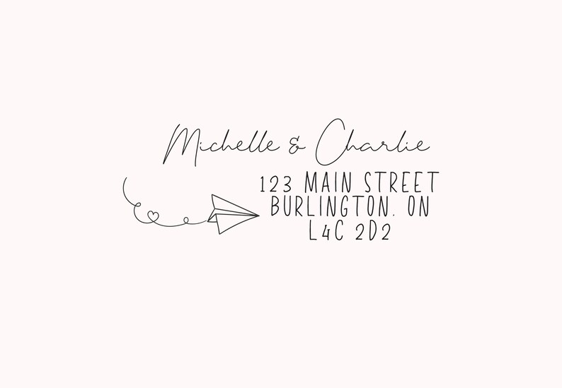 Return Address Stamp, Custom Address Stamp, Self Inking Return Address Stamp, Custom Self Inking Stamp, NewlyWeds Gift, Housewarming Gift image 2