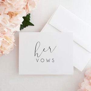 Tarjetas de votos, Tarjeta de votos para él, Tarjeta de votos para ella, Juego de tarjetas de votos, Tarjetas de votos para esposo y esposa