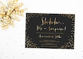 Surprise Party Invitation, Birthday Surprise Party Invite, Shhh It's a Surprise, Glitter Birthday Invite product logo