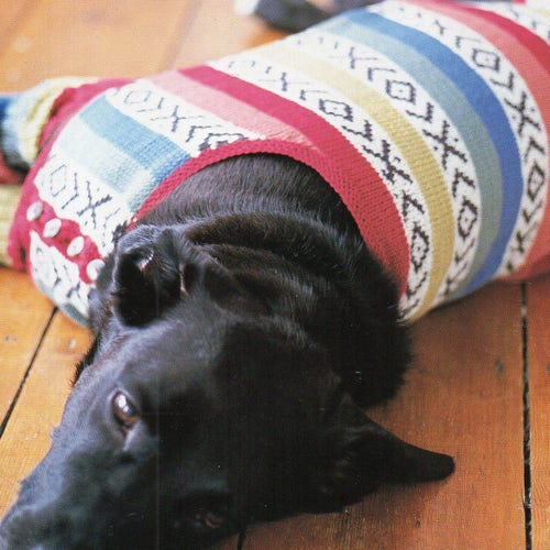 Dog Sweater Coat Leg Warmers Knitting Pattern Dog Sweater Etsy