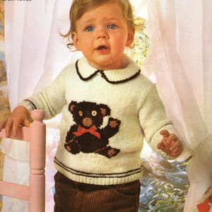 teddy bear sweater knitting pattern