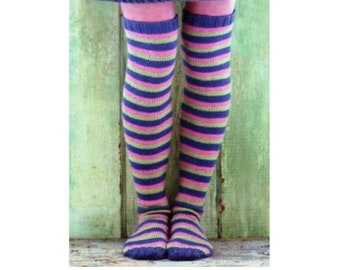 Thigh High Socks Knitting Pattern  Sexy Socks Stockings Knitting Pattern PDF Instant Download