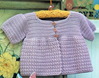 Häkelanleitung für Baby-Strickjacken und Baby-Pullover (PDF-Sofortdownload)
