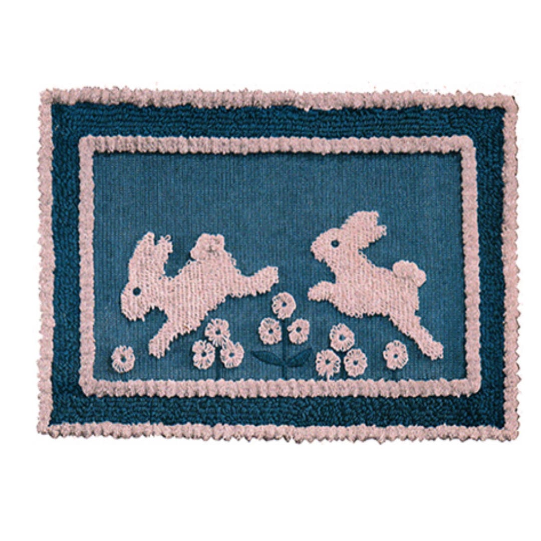 Bunny Rabbit Area Rug Crochet Pattern Rabbit Rug Crochet Pattern PDF ...