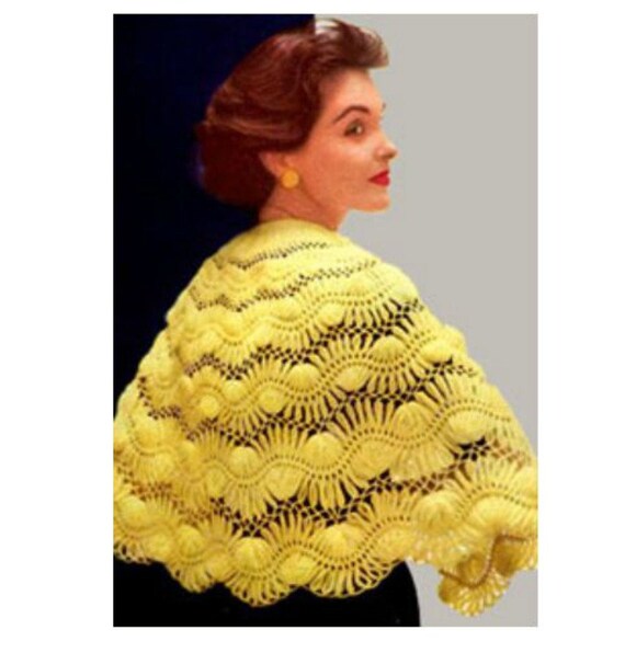 hairpin lace shawl
