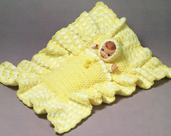 Patrón de ganchillo para muñeca de cama, almohada, patrón de ganchillo para muñeca de cama en PDF, descarga instantánea