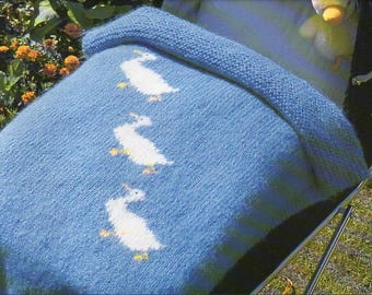 Jemima Puddle Duck Afghan Strickmuster Duck Afghan Strickmuster PDF Sofort-Download
