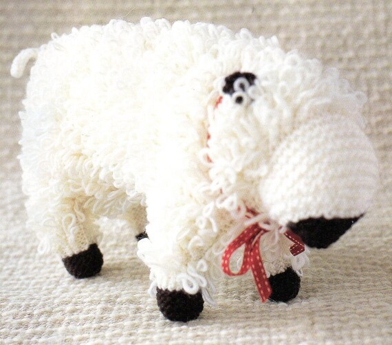 large stuffed sheep