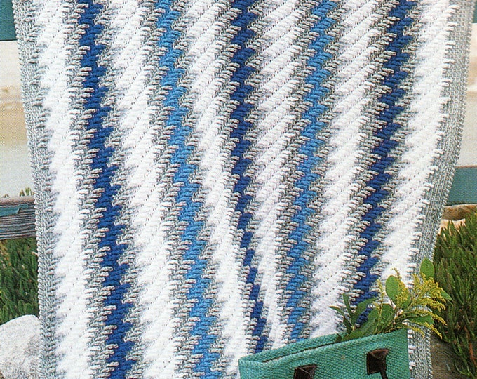 Zig Zag Afghan Crochet Pattern Rows of Zig Zags Afghan Crochet Etsy