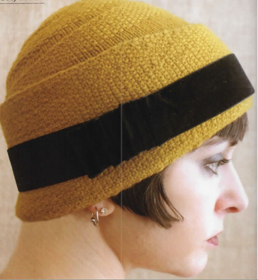 Vintage Cloche Hat Knitting Pattern Cloche Hat Cap Knitting Pattern PDF