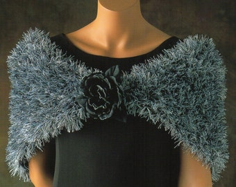 Strickmuster für Capelet, schulterfreier Poncho, Strickmuster für Capelet (PDF-Sofortdownload)