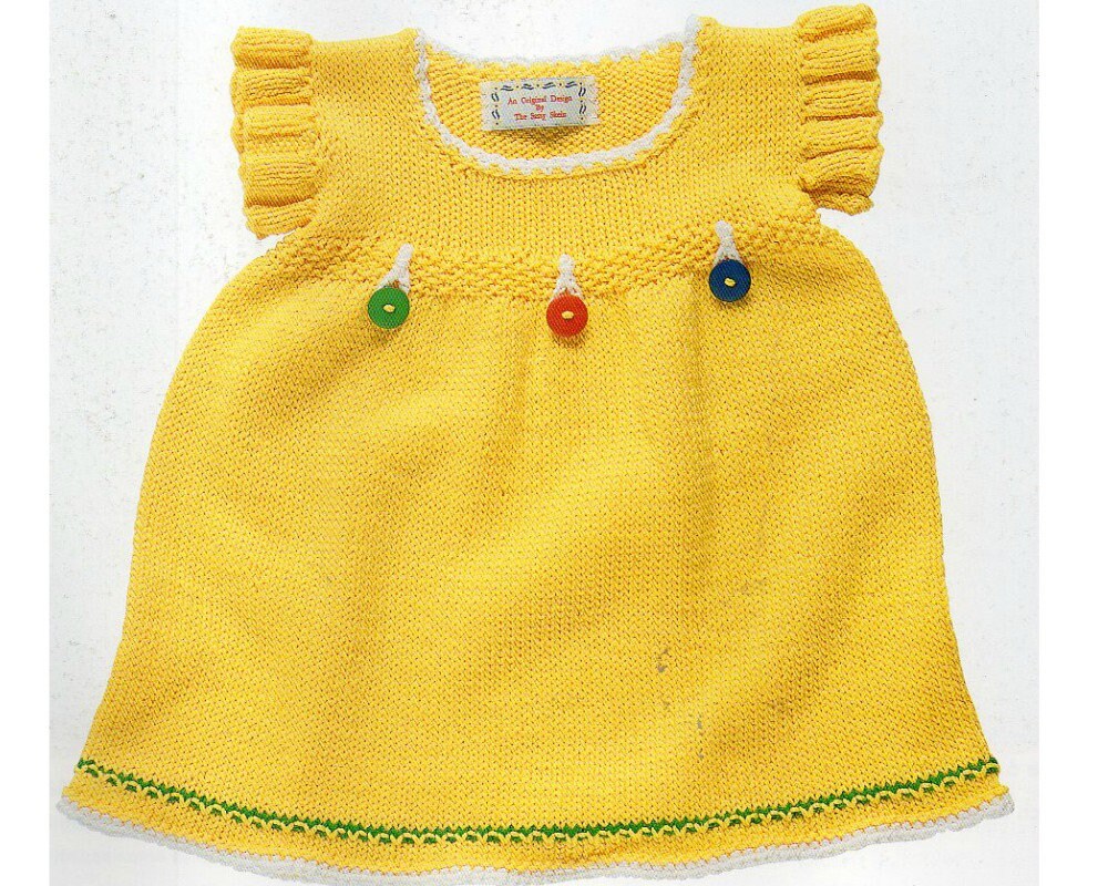 Toddler Dress Knitting Pattern Dress Knitting Pattern PDF Etsy