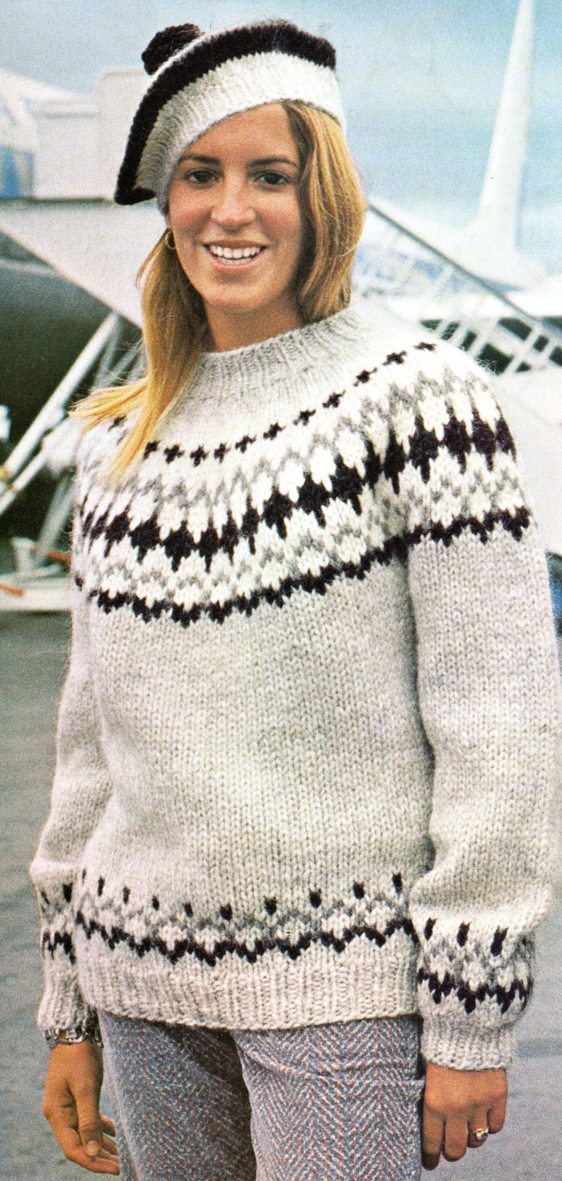 fairisle jumper knitting pattern