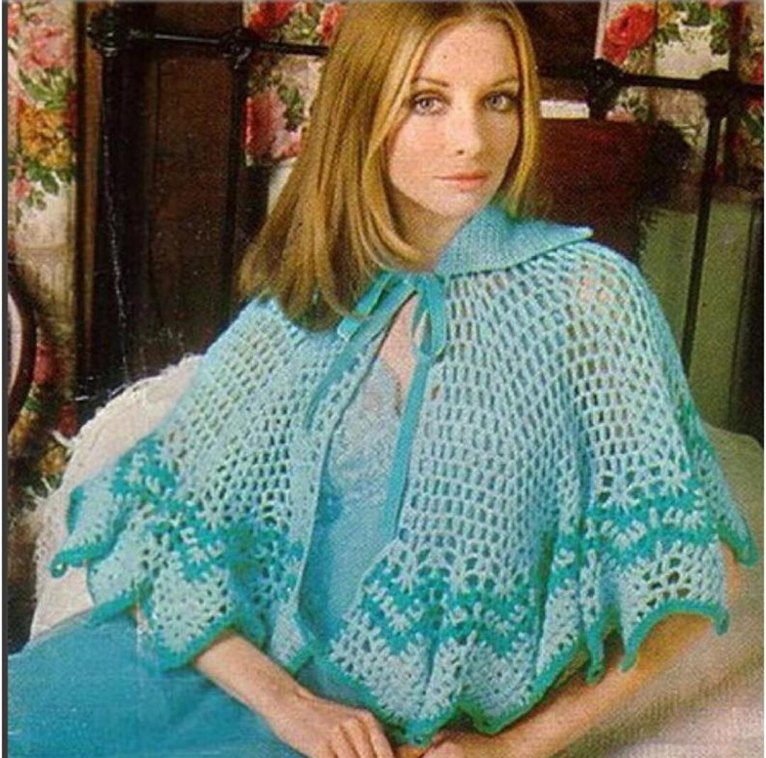 Lace Bedjacket Crochet Pattern Vintage Bed Jacket Crochet Pattern PDF ...