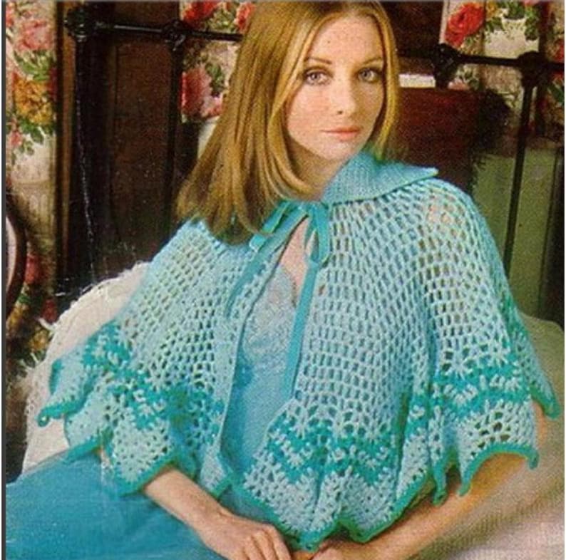 Lace Bedjacket Crochet Pattern Vintage Bed Jacket Crochet Pattern PDF ...
