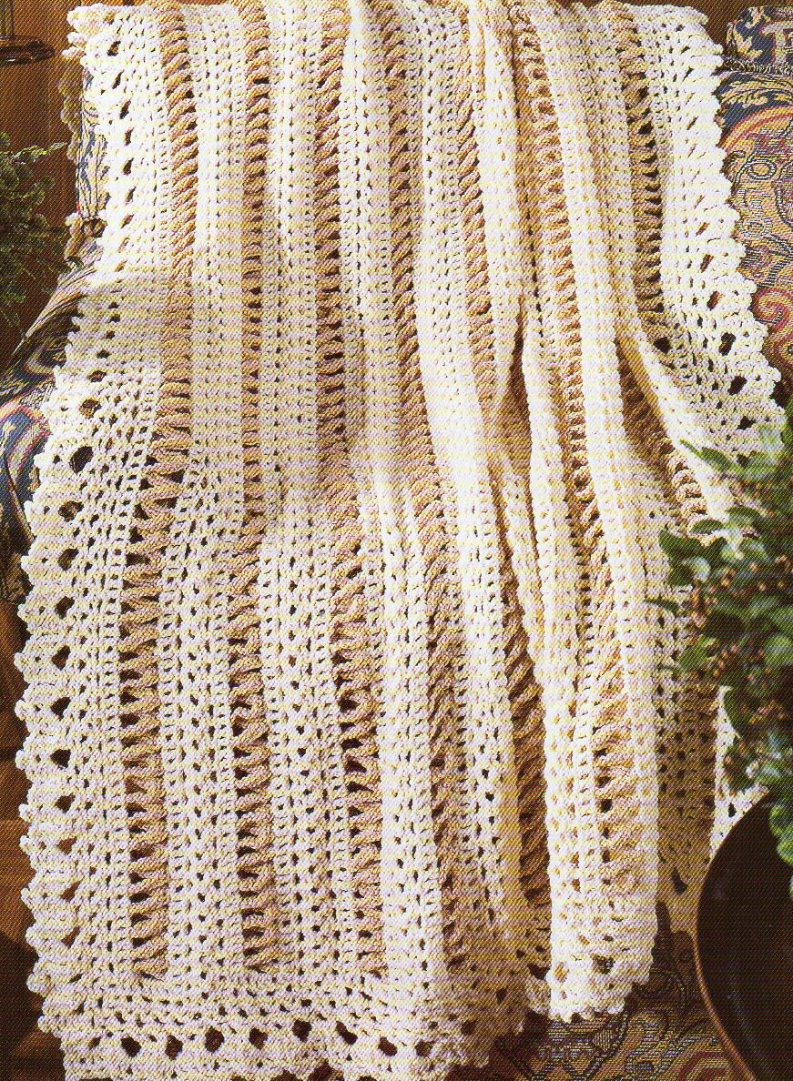 Extra Wide Border Afghan Crochet Pattern Wide Border Afghan Crochet