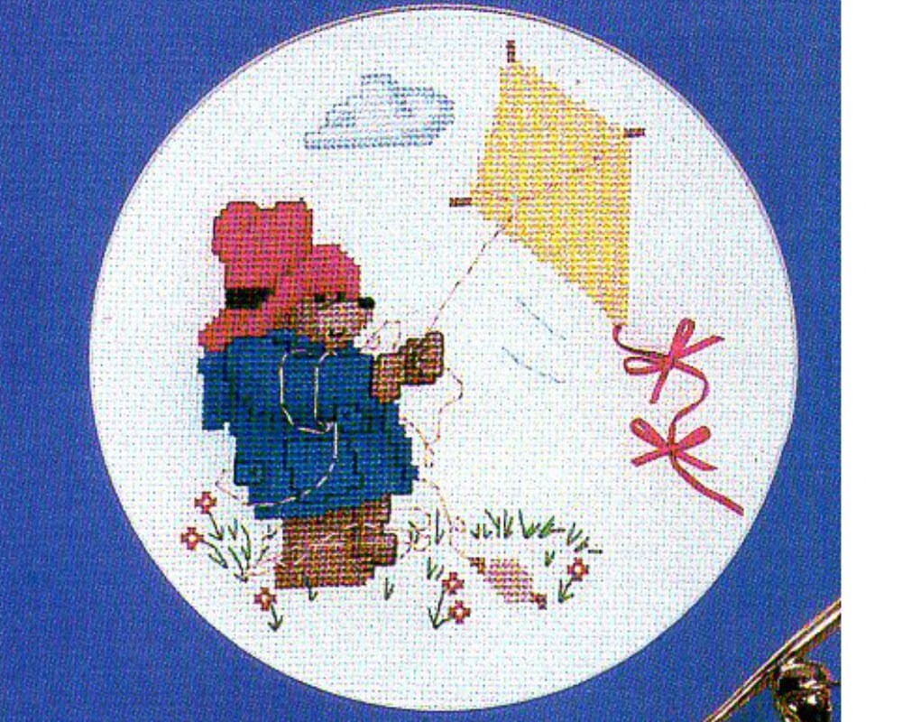 Paddington bear cross stitch - Etsy 日本