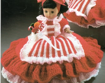 Bett Puppe Häkelanleitung Kissen Puppen Outfit Häkelanleitung 20,5 cm und 13 Zoll PDF Instant Download