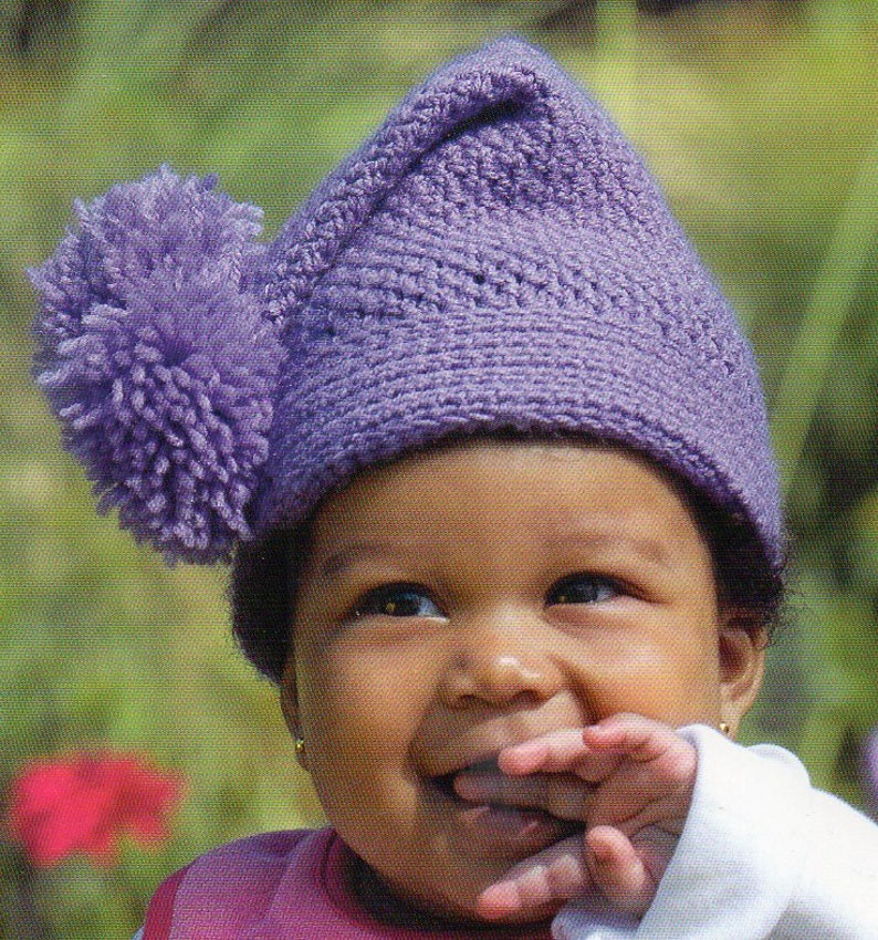 Floppy PomPom Hat Crochet Pattern Baby Hat Cap Crochet Pattern PDF Instant Download