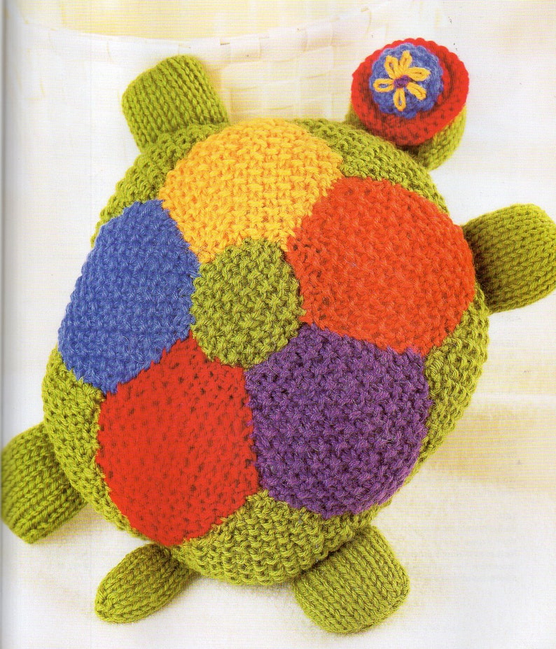 Turtle Amigurumi Toy Pillow Knitting Pattern Baby Turtle | Etsy