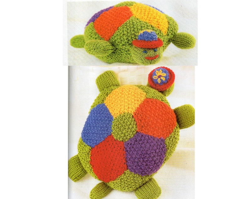 Turtle Amigurumi Toy Pillow Knitting Pattern Baby Turtle Amigurumi