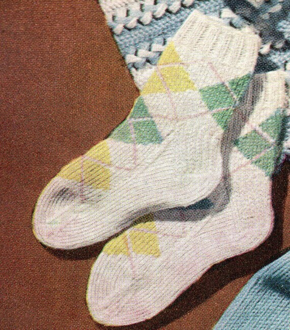baby argyle socks