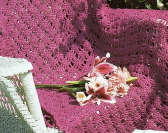 Lace Blanket Crochet Pattern Lacy Blanket Crochet Pattern PDF Instant Download