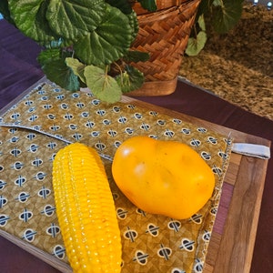 Microwave Potato Bag &quot; Modern Cross Hatch&quot;