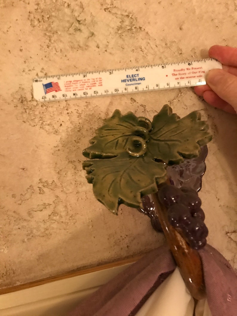 Custom Ceramic Window Scarf Hooks Window Treatments Clay Art Etsy