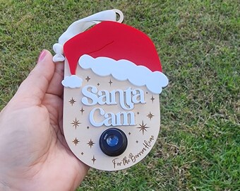 Santa Cam Ornament | Elf Surveillance Ornament | Personalized