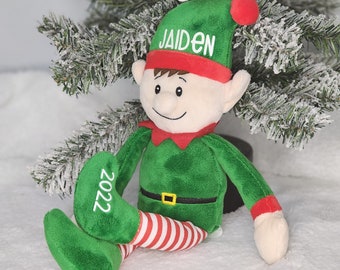 Personalized Plush Christmas Elf: First Christmas Keepsake