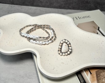 Wavy Tray | Concrete Tray | Decorative Tray | Jewelry Tray | Minimalist Tray