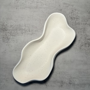 Wave Tray | Candle Tray | Concrete Tray | Oval Tray | Decorative Tray | Jewelry Tray | Minimalist Tray