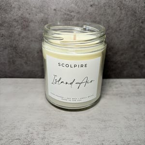Island Air Candle | Soy Candle | Handpoured | Glass Candle | Citrus Candle | Beach Candle |
