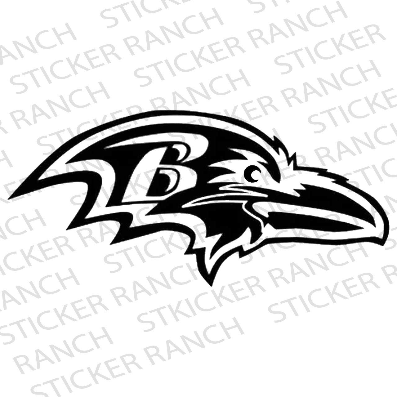Baltimore Ravens Logo Vinyl Decal Sticker Transfer | Etsy
