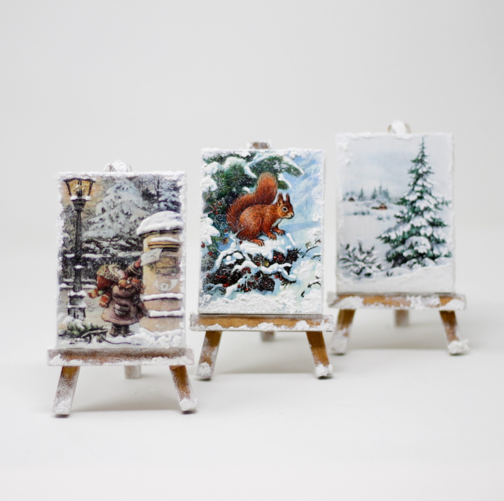 Mini Canvas & Easel- Listen – Painted Stuf