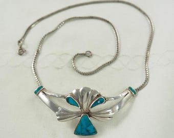 S 46 Gorgeous Vintage Mexico Silver Chain Necklace 925 Sterling