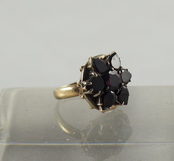 Antique Edwardian Bohemian Garnet Georgian Style … - image 1