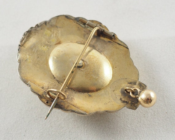 Antique Victorian Gold Filled and Enamel Sentimen… - image 6