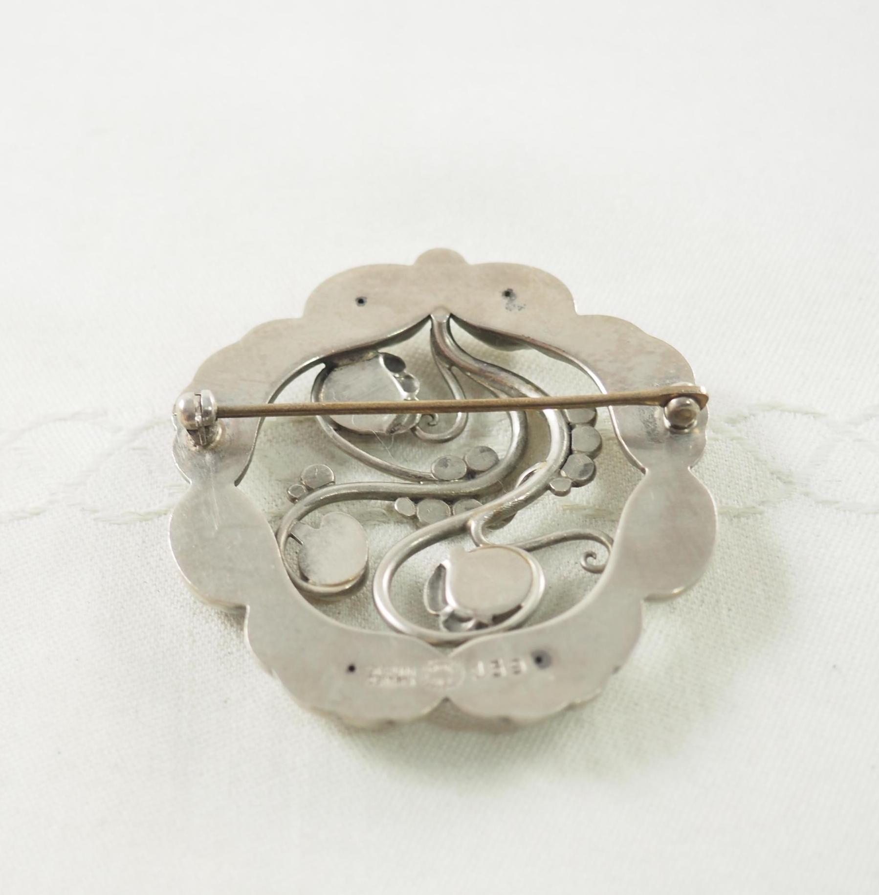 ジョージ ジェンセン ムーンライト ブロッサム、スターリングシルバー