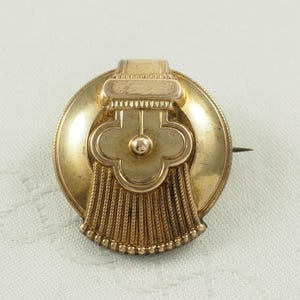アンティーク ビクトリア朝 スコットランド アンカー ブローチ 1860年 アンティーク ヴィクトリア朝 ストマッカー ブローチ、銀メッキ