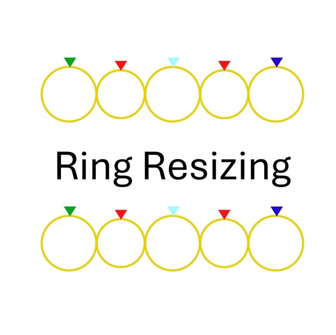 Ring Resizing for a Ring Purchased From Our Shop. - Etsy
