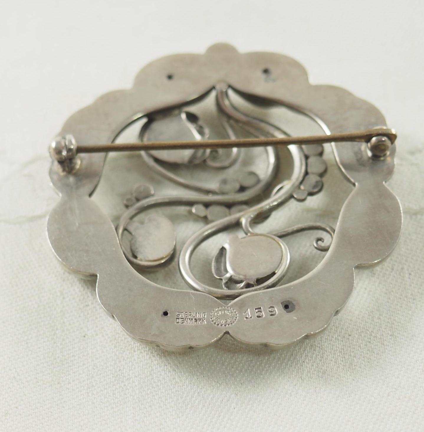 ジョージ ジェンセン ムーンライト ブロッサム、スターリングシルバー