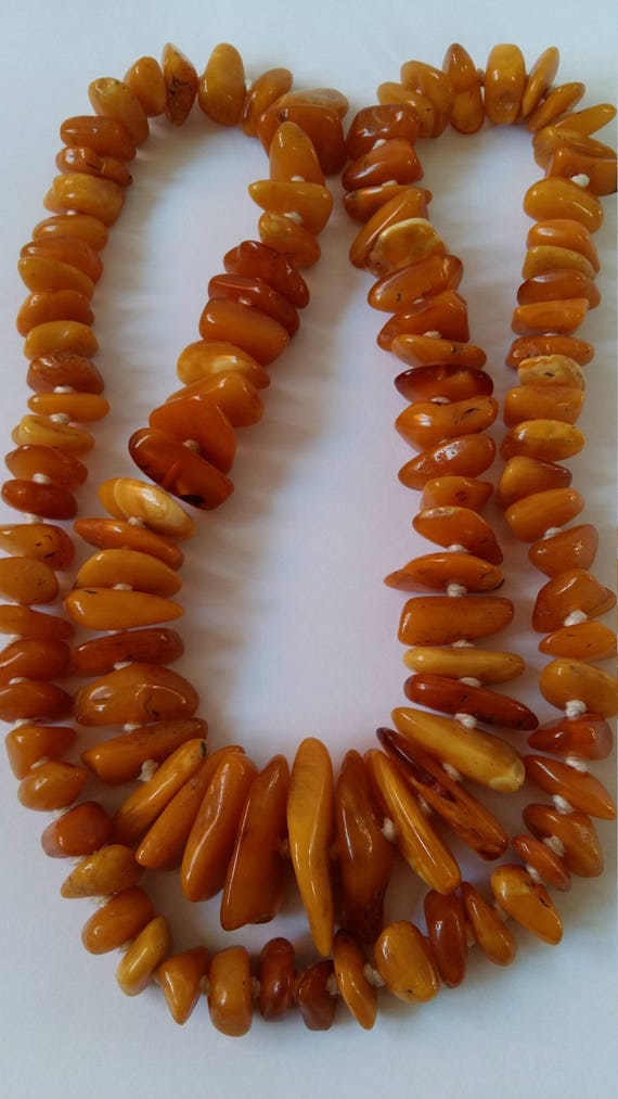 long amber necklace