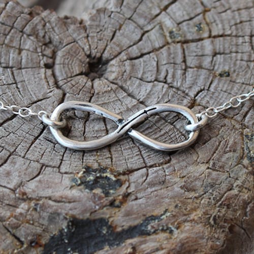 Evermore Necklace Infinity Visible Faith Jewelry Christian Etsy