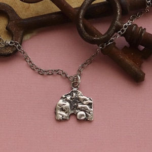 Rolling Stones Pendant, Sterling Silver Necklace, Christian Jewelry, Handmade, Sterling Silver, Visible Faith Jewelry, Christian Necklace
